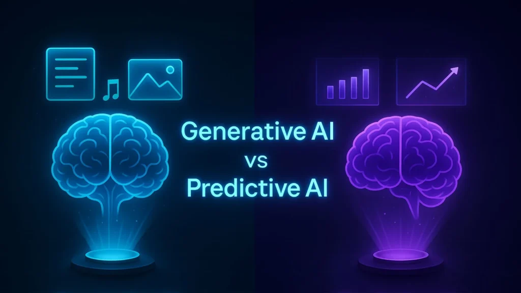 Difference Between Predictive AI and Generative AI