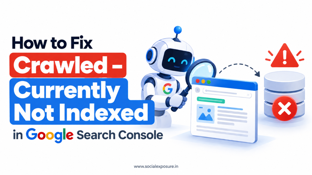 How to Fix Crawled Currently Not Indexed in Google Search Console